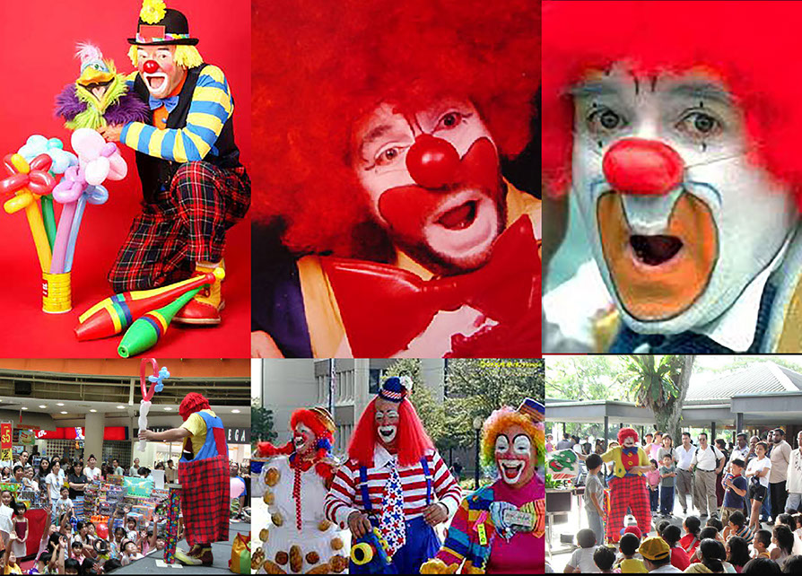 Clown for hire Singapore, Clowns, Clowning Singapore, eventmagic.com.sg Clowns Clowning