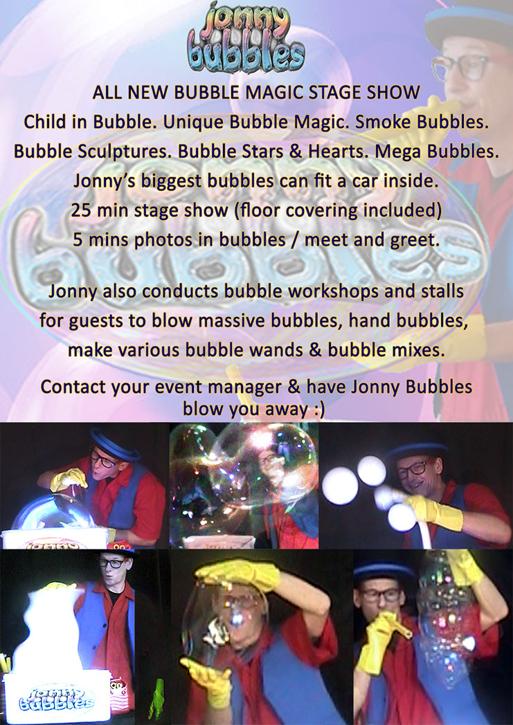Bubble Show Singapore for Hire, Jonny Bubbles, bubbleologist, Jonny Bubbles, Bubble Magic, Bubble artist, bubleologist