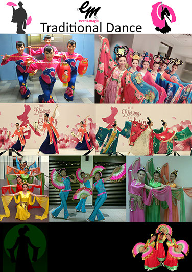 Traditional dancers for hire Singapore, Dancers Singapore, Chinese dance, Japanese Dance, Malay Dance