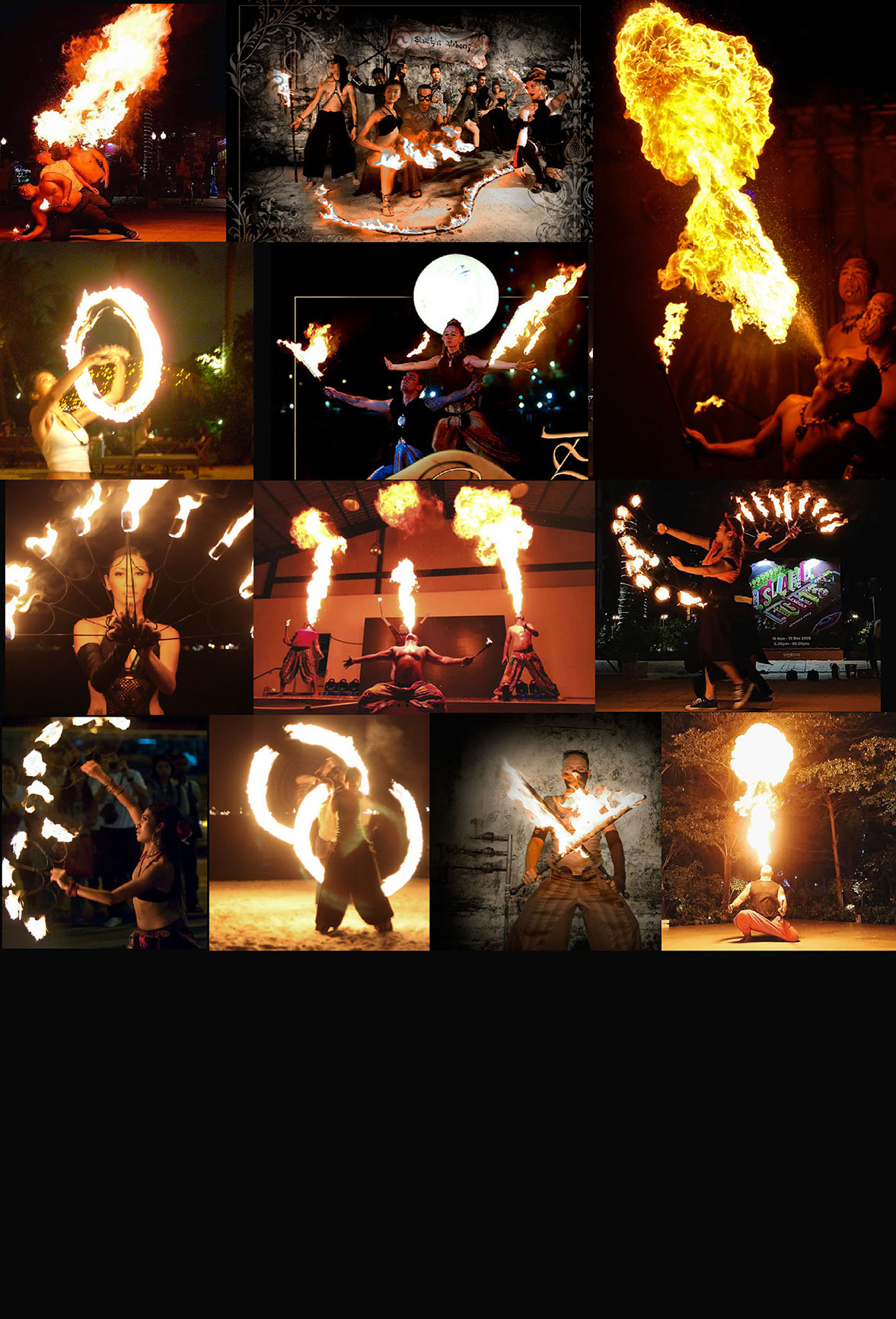 Fire Artist for hire Singapore, Fire eating and Breathing Singapore for hire, Fire Spinners for hire Singapore, Roving Entertainment for hire, B